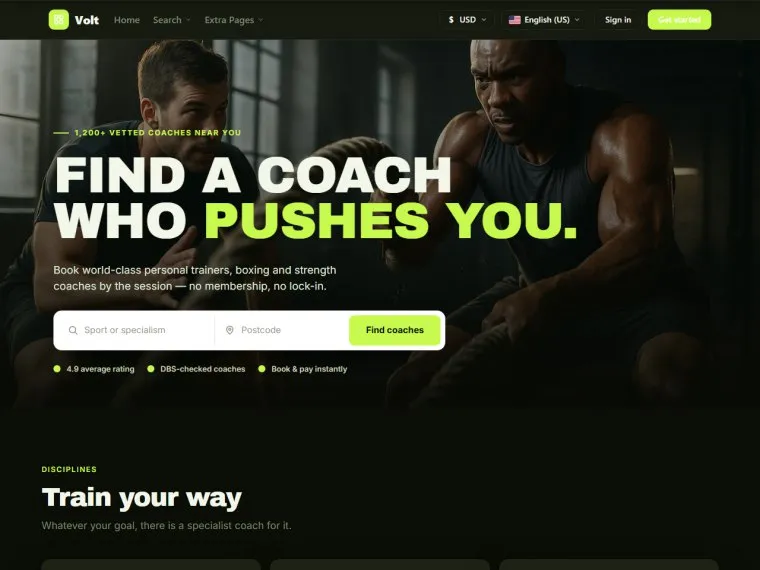 Directory website built with a PremiumPress theme